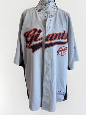 San Francisco Giants Genuine Merchandise Baseball Buttons Down Jersey Size L